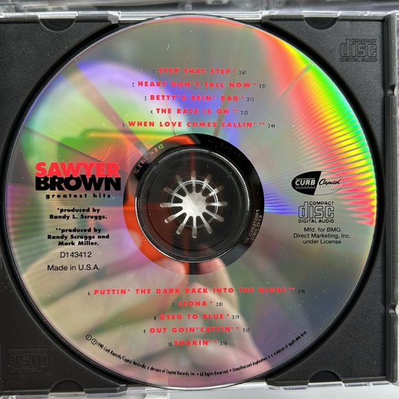 Sawyer Brown - Greatest Hits on CD. 1990 - Picture 4 of 4